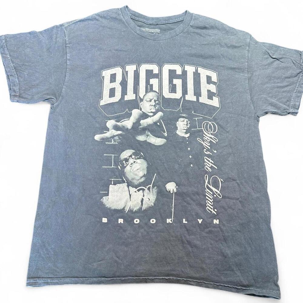 Biggie Smalls Notorious B.I.G. "Sky's the Limit" T-shirt (Large)